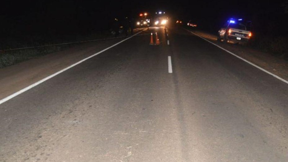 Ruta donde se produjo el accidente