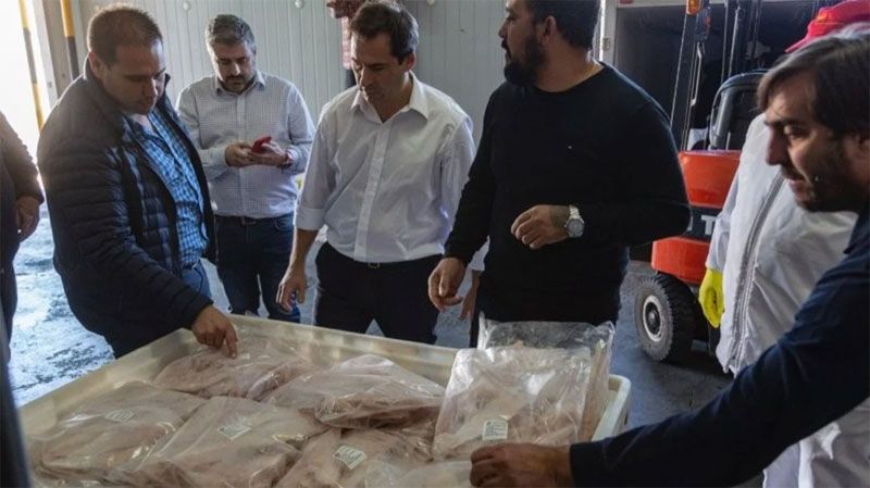 El pescado listo para ser distribuido