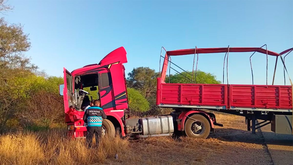 La policía secuestró el camión