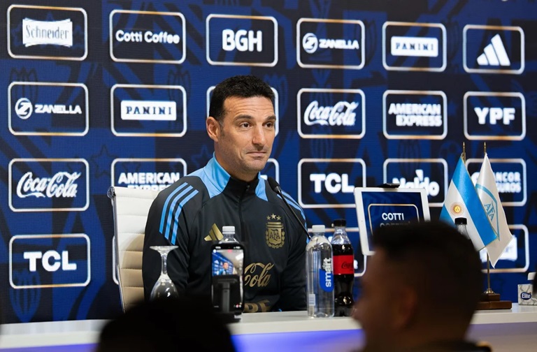 El DT de la Seleción argentina, Lionel Scaloni.
