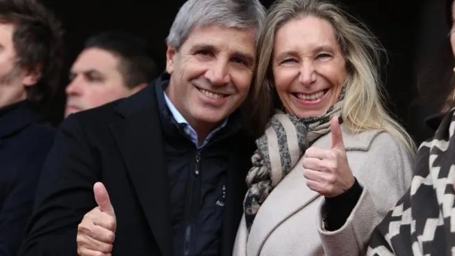 Karina Milei y Luis Caputo, entre los citados por Diputados.