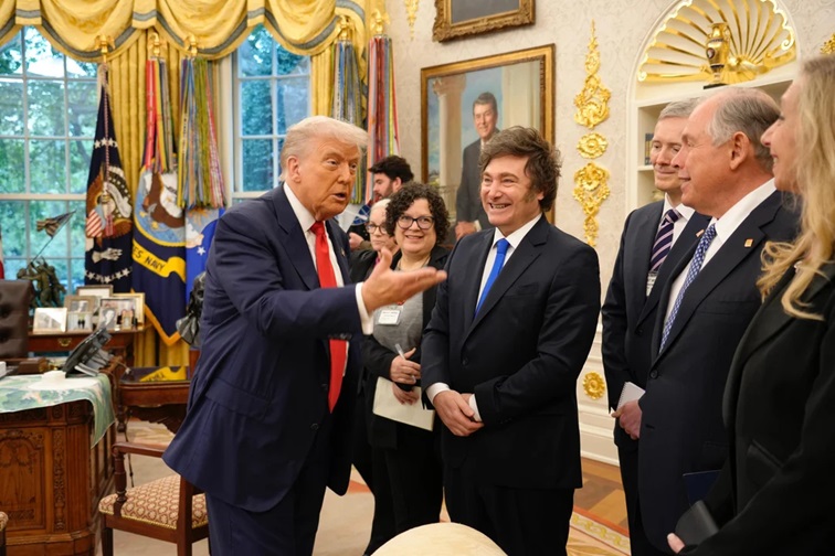 Donald Trump y Javier Milei