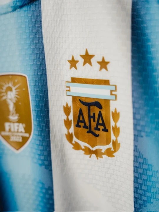 Nueva camiseta para la Selección argentina.