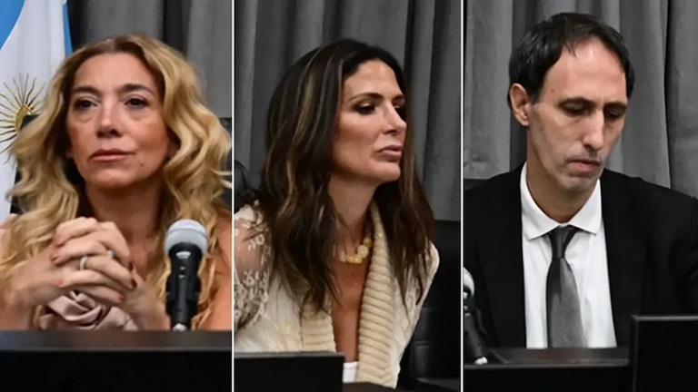 Di Tomasso (izquierda), Makintach (medio) y Savarino (derecha).