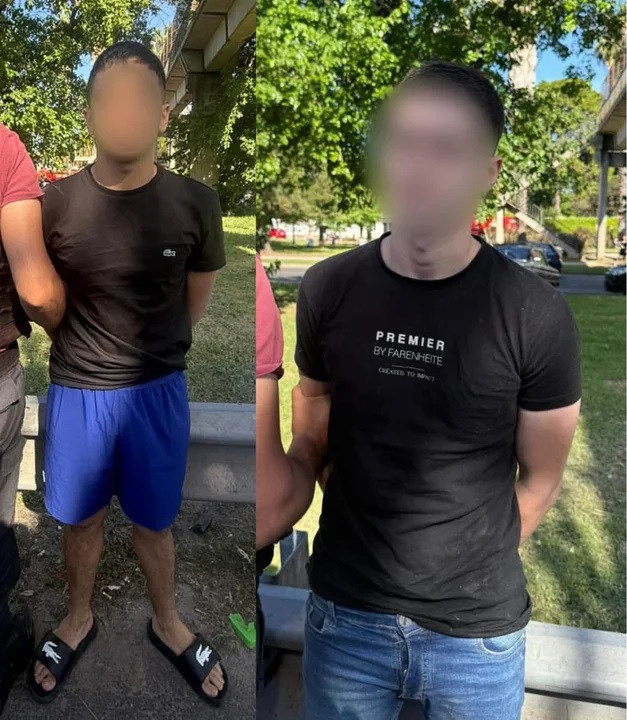 Los detenidos de 19 y 20 años.