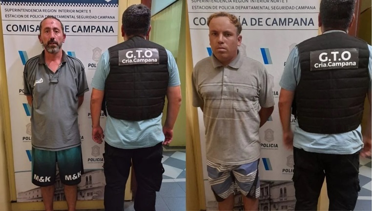 Juan Amaya Pablo  y Carlos Daniel Pereyra son los detenidos