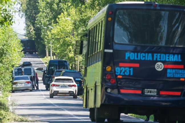 Allanamiento de la finca de Pilar