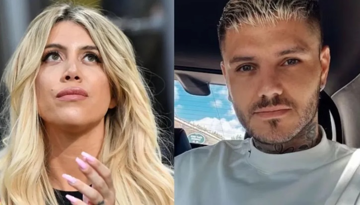 Wanda Nara y Mauro Icardi.