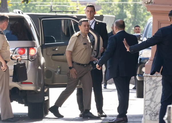 El ministro de Defensa, Carlos Presti