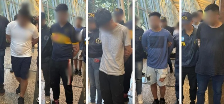 Los detenidos tomaron un vuelo en Aeroparque.