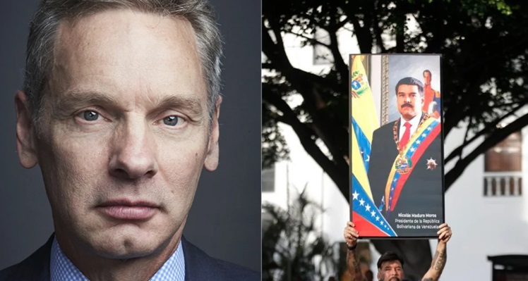 Derek Wikstrom y Nicolás Maduro