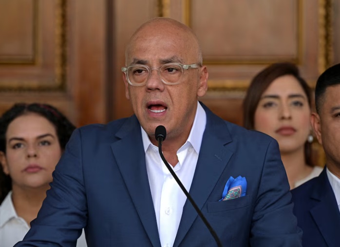 El presidente de la Asamblea Nacional de Venezuela, Jorge Rodríguez