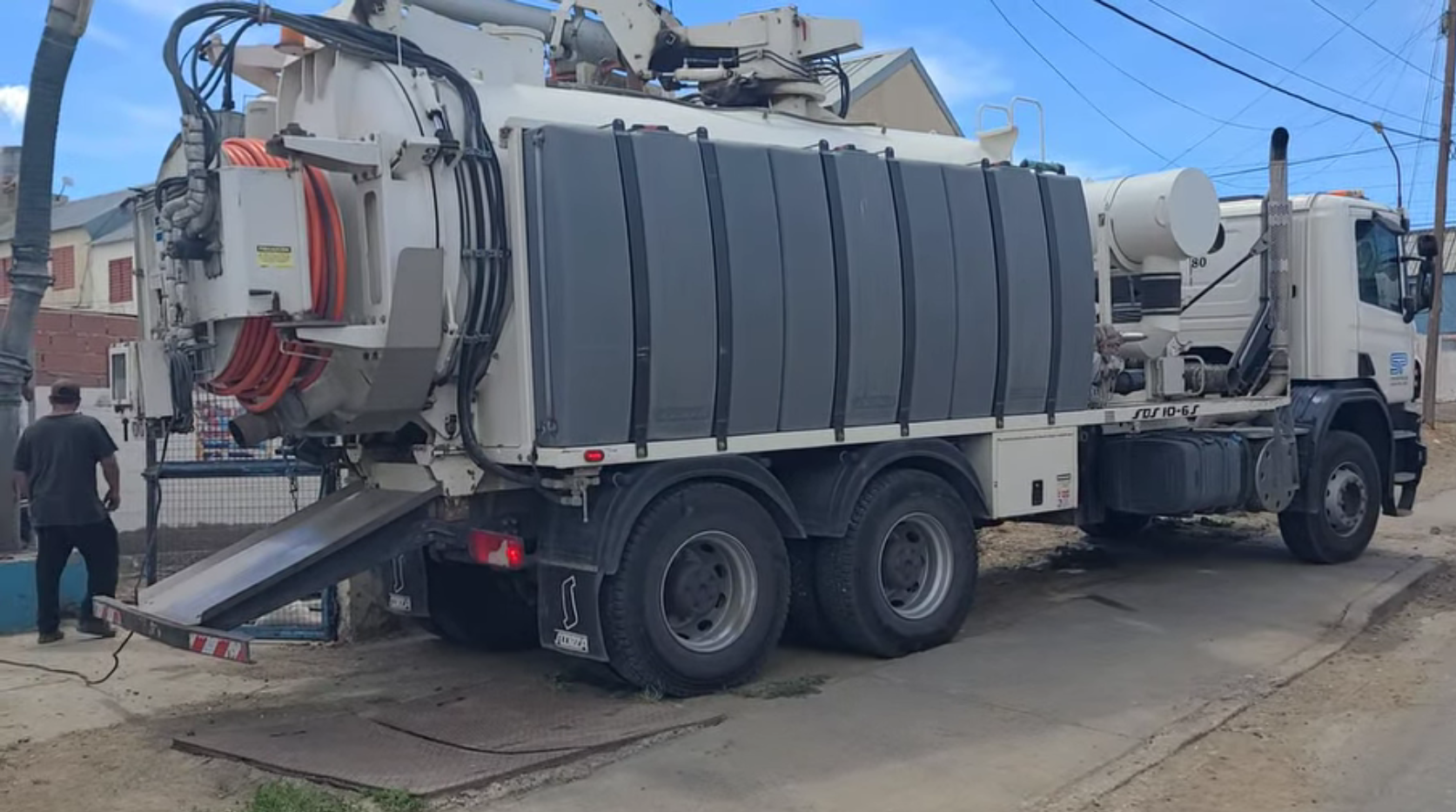 Planta Elevadora N° 5 de SPSE en Caleta Olivia. (Foto: Ecos del Sur)