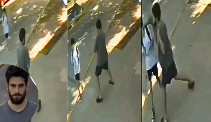 Un hombre de más de 30 años le pegó una trompada a un nene