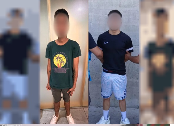 Dos delincuentes detenidos por robar a choferes de aplicación