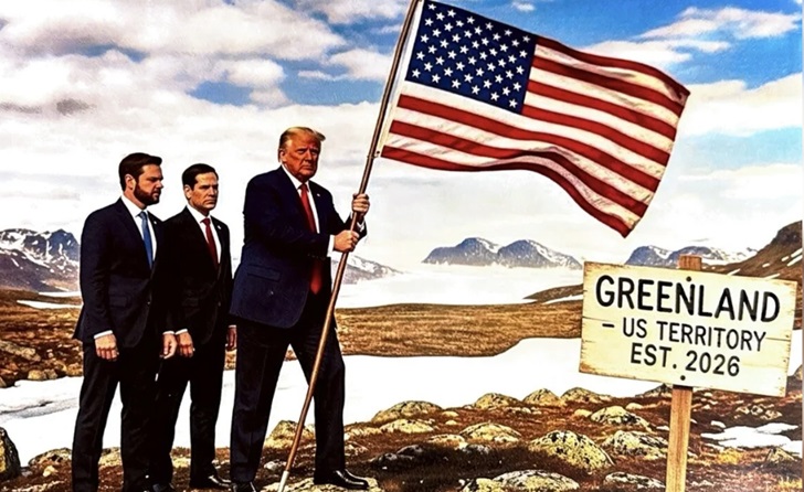 Donald Trump publicó una imagen generada con IA