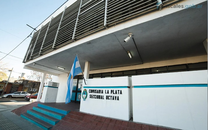 La Comisaría Octava de La Plata.