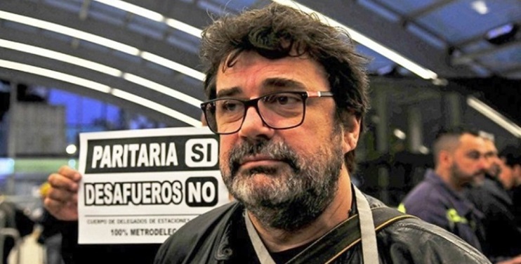 Roberto Pianelli, Secretario general de AGTSyP.