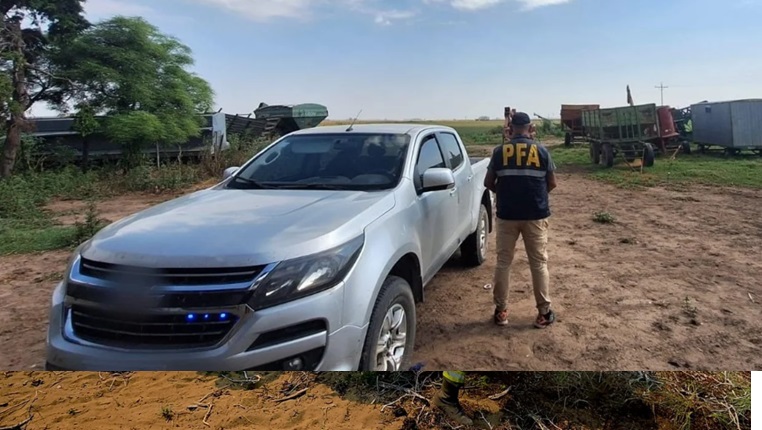 La mujer estaba privada de la libertad en un campo