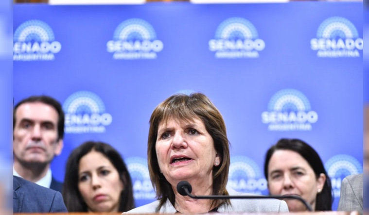 LA SENADORA PATRICIA BULLRICH