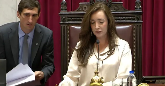 PRESIDENTA DEL SENADO VICTORIA VILLARRUEL