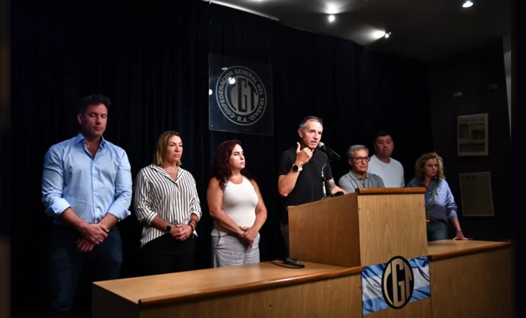 Jorge Sola estará al frente de la conferencia de prensa de la CGT.