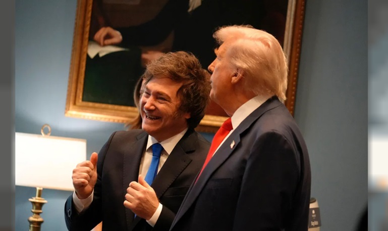 JAVIER MILEI Y DONALD TRUMP