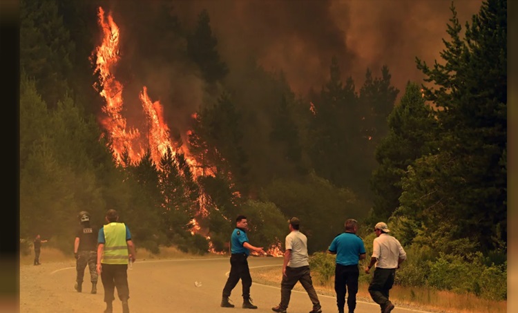 Se registraron dos nuevos focos en Los Alerces.
