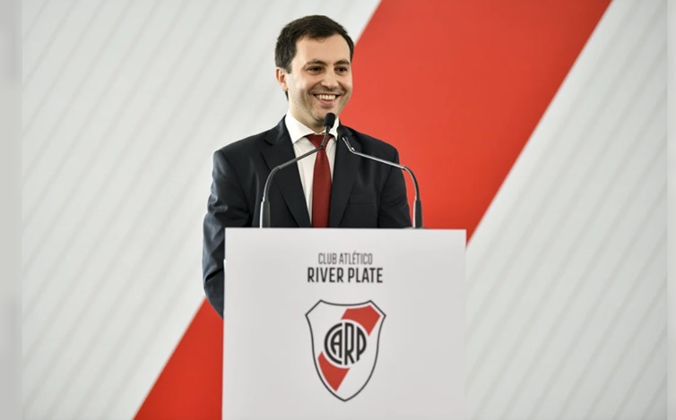 El presidente de River, Stéfano Di Carlo.