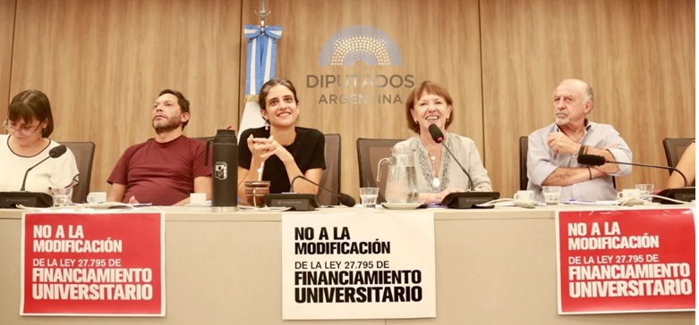 Legisladores y representantes universitarios se reunieron en Diputados