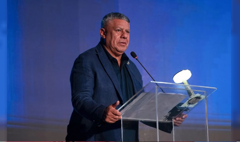 El presidente de la AFA, Claudio &ldquo;Chiqui&rdquo; Tapia.