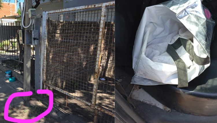 Un recién nacido fue encontrado en una bolsa