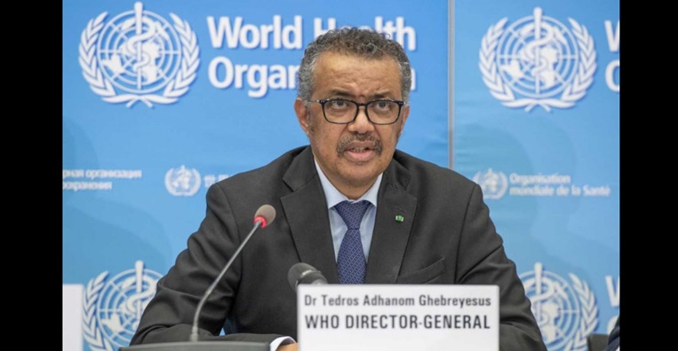 El director general de la OMS, Tedros Adhanom Ghebreyesus