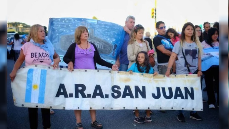 Familiares de víctimas del ARA San Juan.