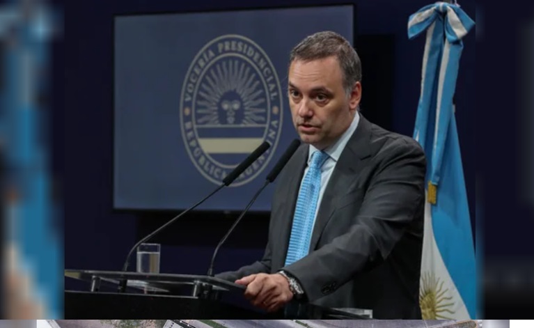 Manuel Adorni, jefe de Gabinete de la Nación.