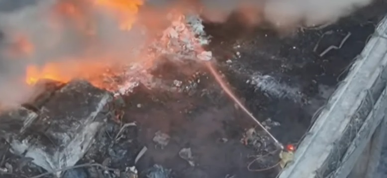 Combate de los bomberos.