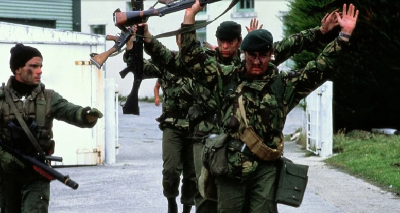 TRAS EL DEEMBARCO EN MALVINSS