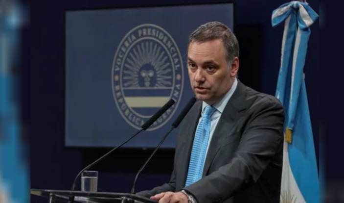 Manuel Adorni, jefe de Gabinete.