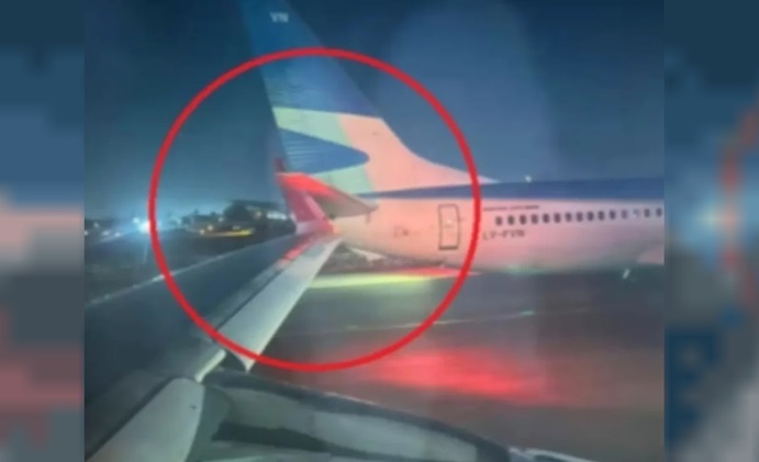 Incidente entre avión de Aerolíneas Argentinas y Latam.
