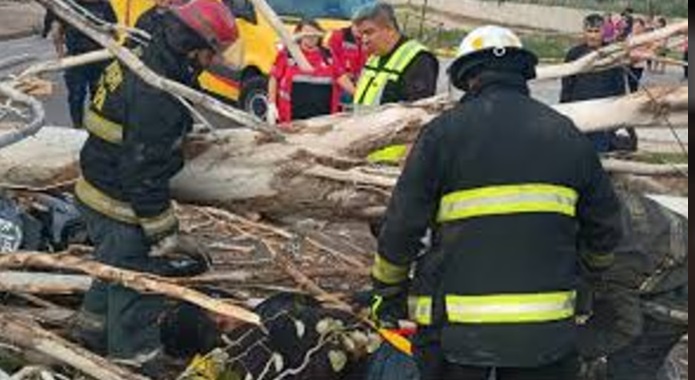 BOMBEROS EN EL OPERATIVO DE RESCATE