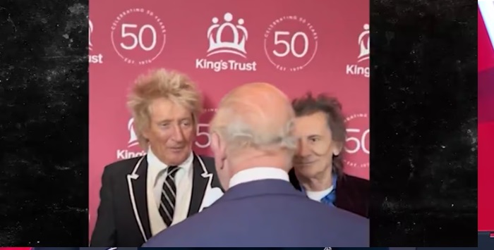 Rod Stewart y rey Carlos III