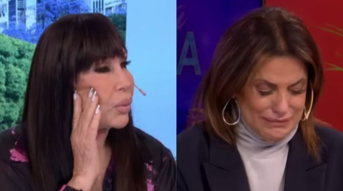 Moria Casán se desesperó al ver quebrada a María Fernanda Callejón.