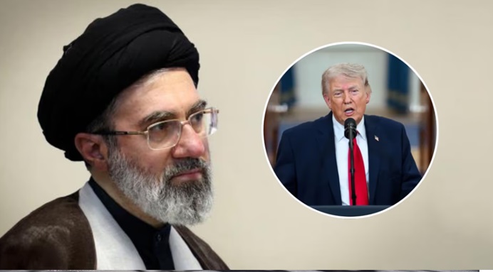 Líder Supremo de Irán y Donald Trump.