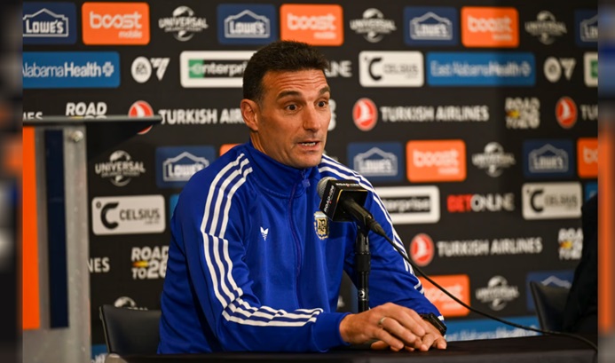 El director técnico de la Selección argentina, Lionel Scaloni.