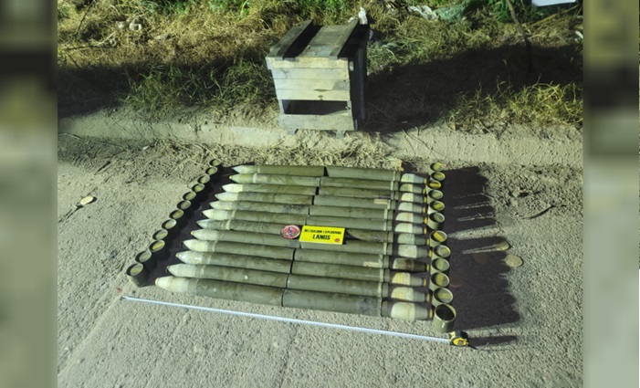 Encontraron más de 20 granadas en un predio de Monte Grande