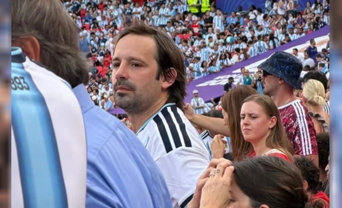 El viceministro de Justicia asistió al partido de Argentina vs. Suiza,