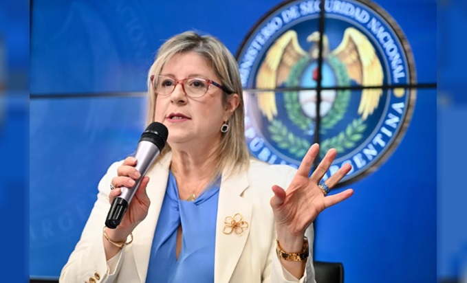 La ministra de Seguridad, Alejandra Monteoliva.