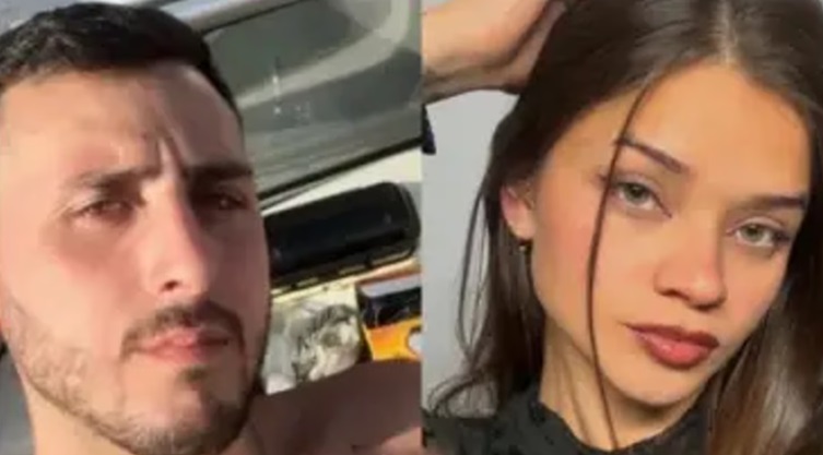 Matías Álvarez Guarda y su pareja, Victoria Cantero