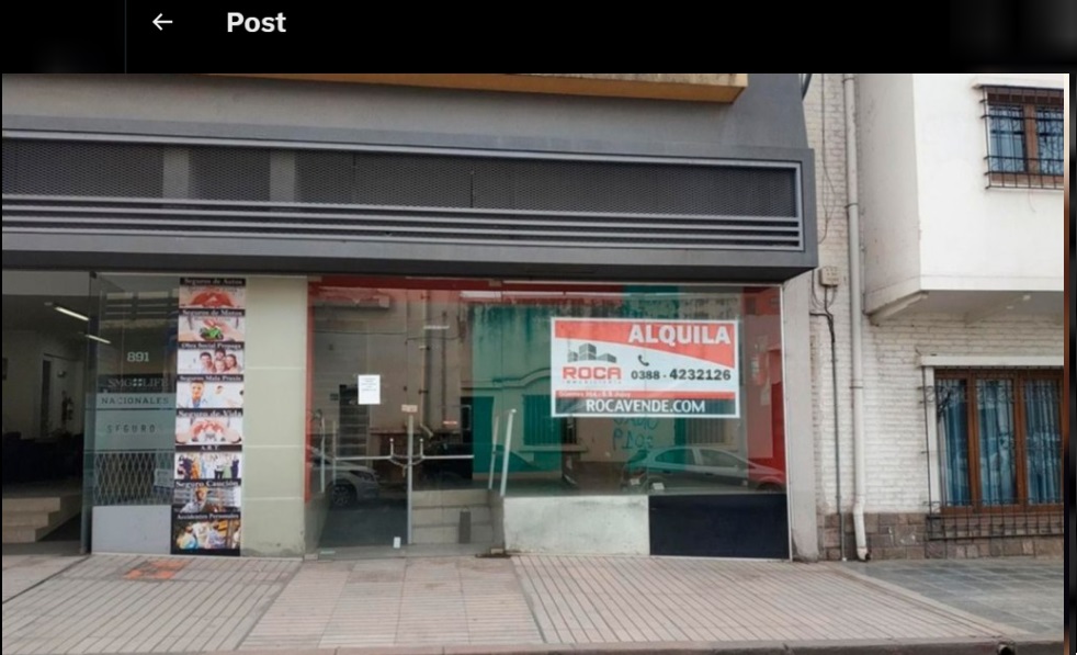 Aumentó la cantidad de locales vacios