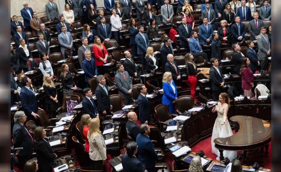 Recinto de la Cámara de Diputados.